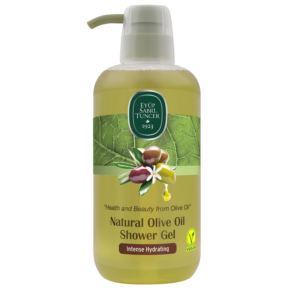 Gel de dus cu ulei natural de masline, 600 ml, Eyup Sabri Tuncer