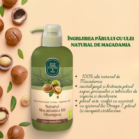 Sampon cu ulei natural de masline, 600 ml, Eyup Sabri Tuncer 614907
