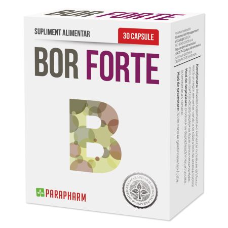 Bor Forte, 30 capsule, Parapharm
