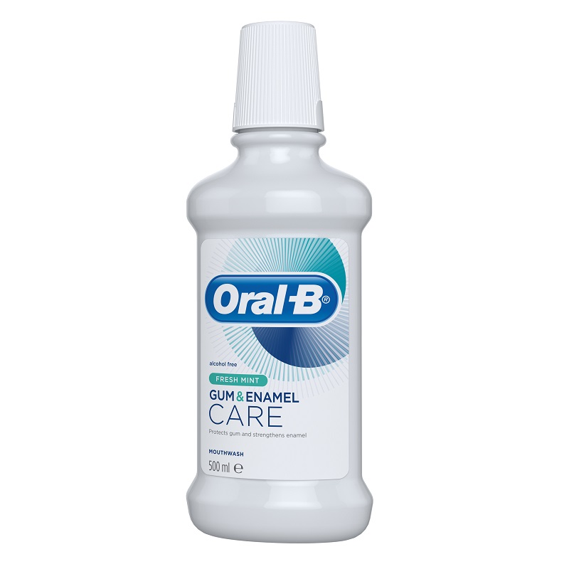 Apa de gura Gum & Enamel Fresh Mint, 500 ml, Oral B