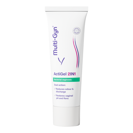 Gel pentru tratarea si ameliorarea vaginozei Actigel 2 in 1 Multi-Gyn, 50 ml, Bioclin 645345