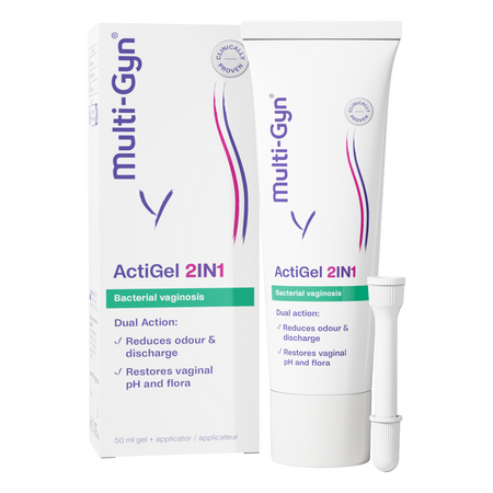 Gel pentru tratarea si ameliorarea vaginozei Actigel 2 in 1 Multi-Gyn, 50 ml, Bioclin 645344