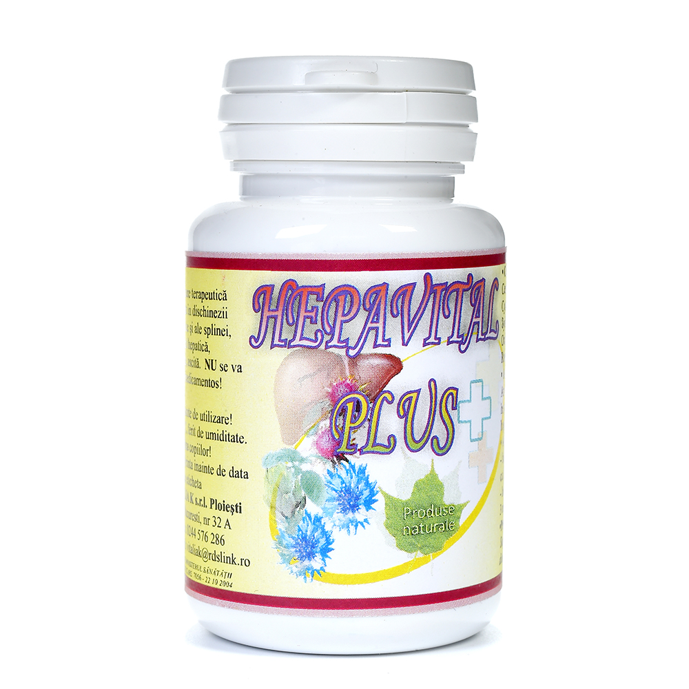 Hepavital Plus, 50 capsule, Vitalia