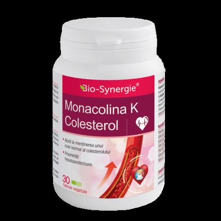 Monacolina K  Colesterol, 30 capsule vegetale, Bio Synergie