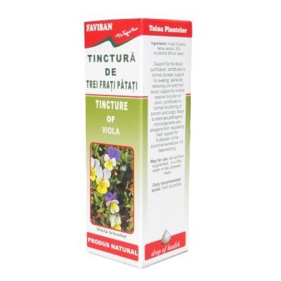 Tinctura de trei frati patati, 50 ml, Favisan