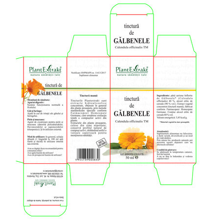Tinctura de Galbenele, 50 ml, Plant Extrakt 738446