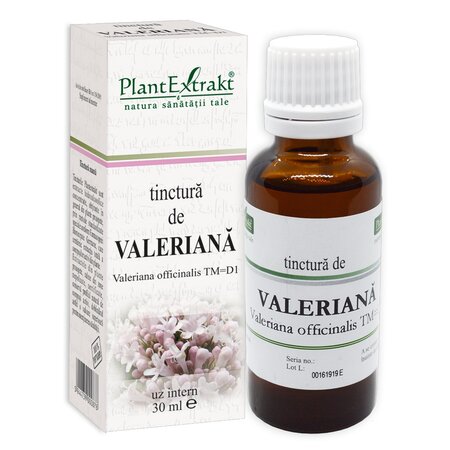 Tinctura de Valeriana, 30 ml, Plant Extract