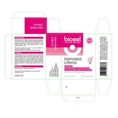 Menoless Lifenol, 30 capsule vegane, Bioeel 707236