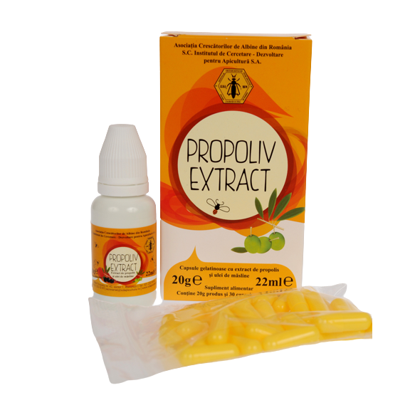 Propoliv extract, 20 g, Institutul Apicol