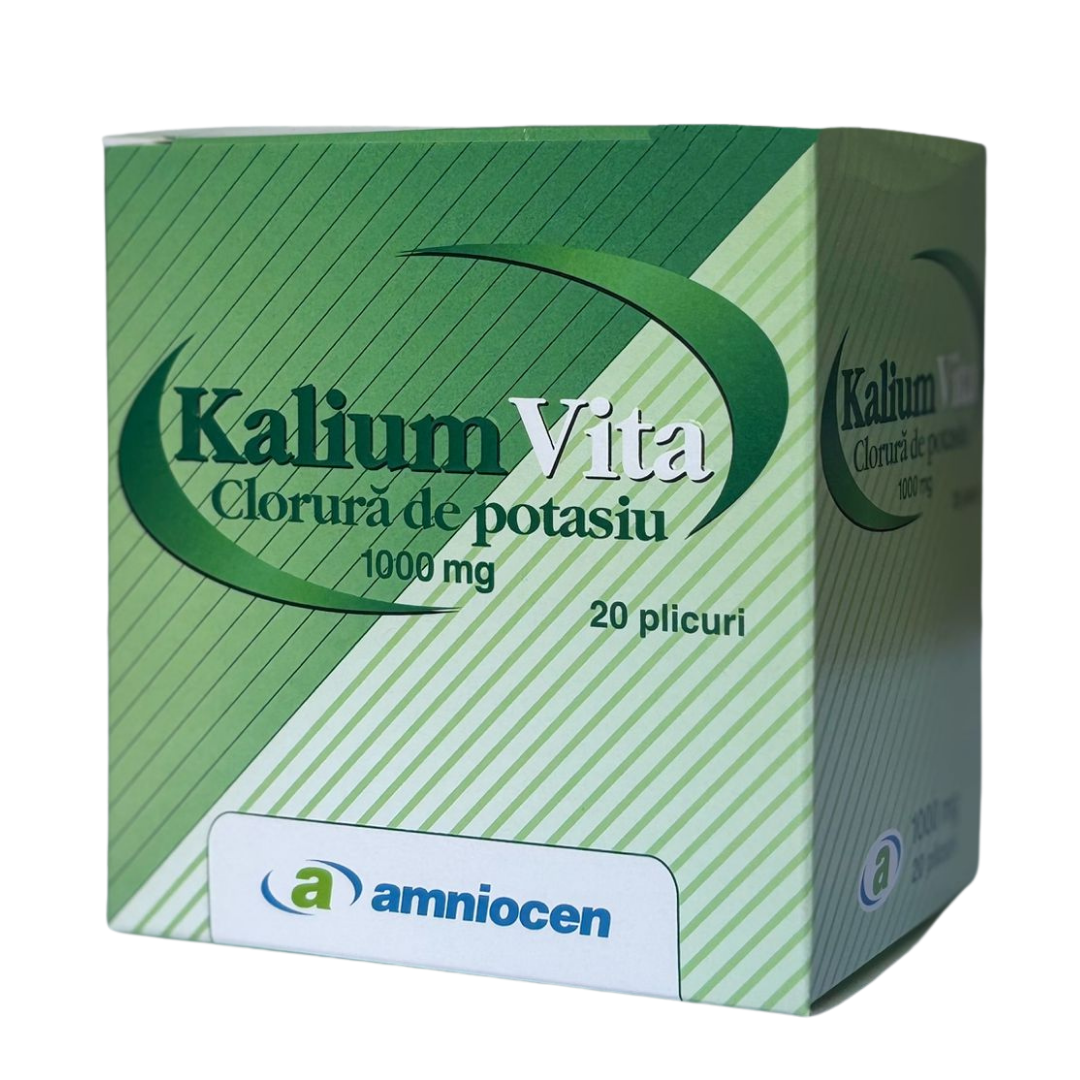 Kalium Vita, 1000 mg, 20 plicuri, Amniocen