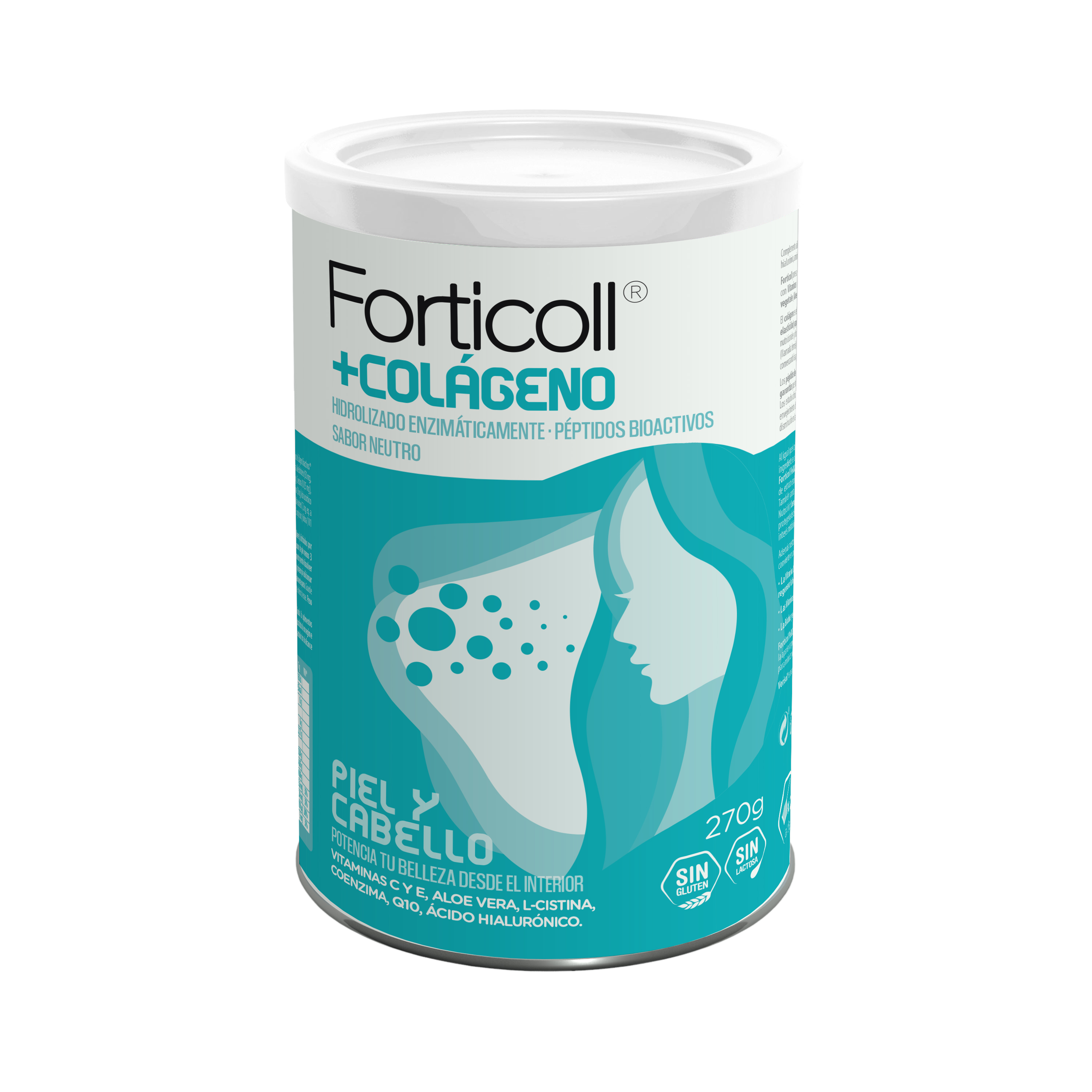 Colagen piele si par Forticoll, 270 g, Laboratorios Almond