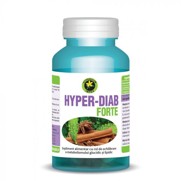 Hyper Diab Forte, 60 capsule, Hypericum