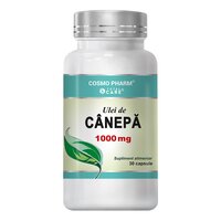 Ulei de canepa, 1000 mg, 30 capsule, Cosmopharm