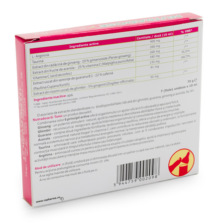 Nutradose G-tonic, fiole, Aesculap 726757