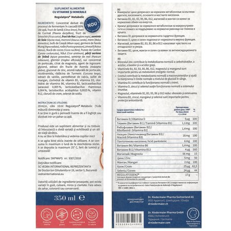 Regulatpro Metabolic, 350 ml, Dr. Niedermaier 716651