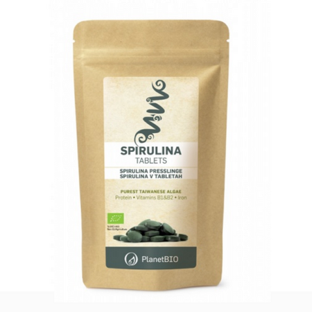 Spirulina Bio, 180 tablete, Planet Bio
