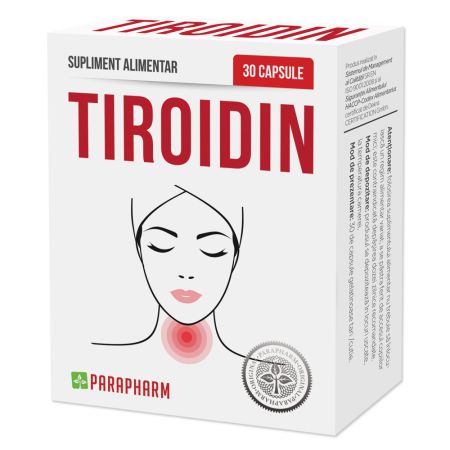 Tiroidin, 30 capsule, Parapharm
