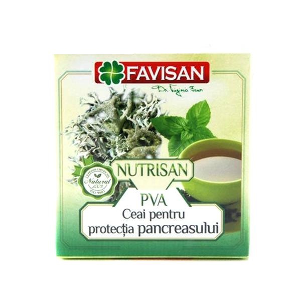 Ceai pentru pancreas Nutrisan PVA, 50 g, Favisan