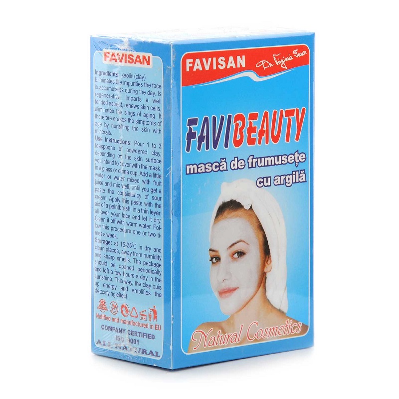 Masca cu argila Favibeauty, 100 g, Favisan