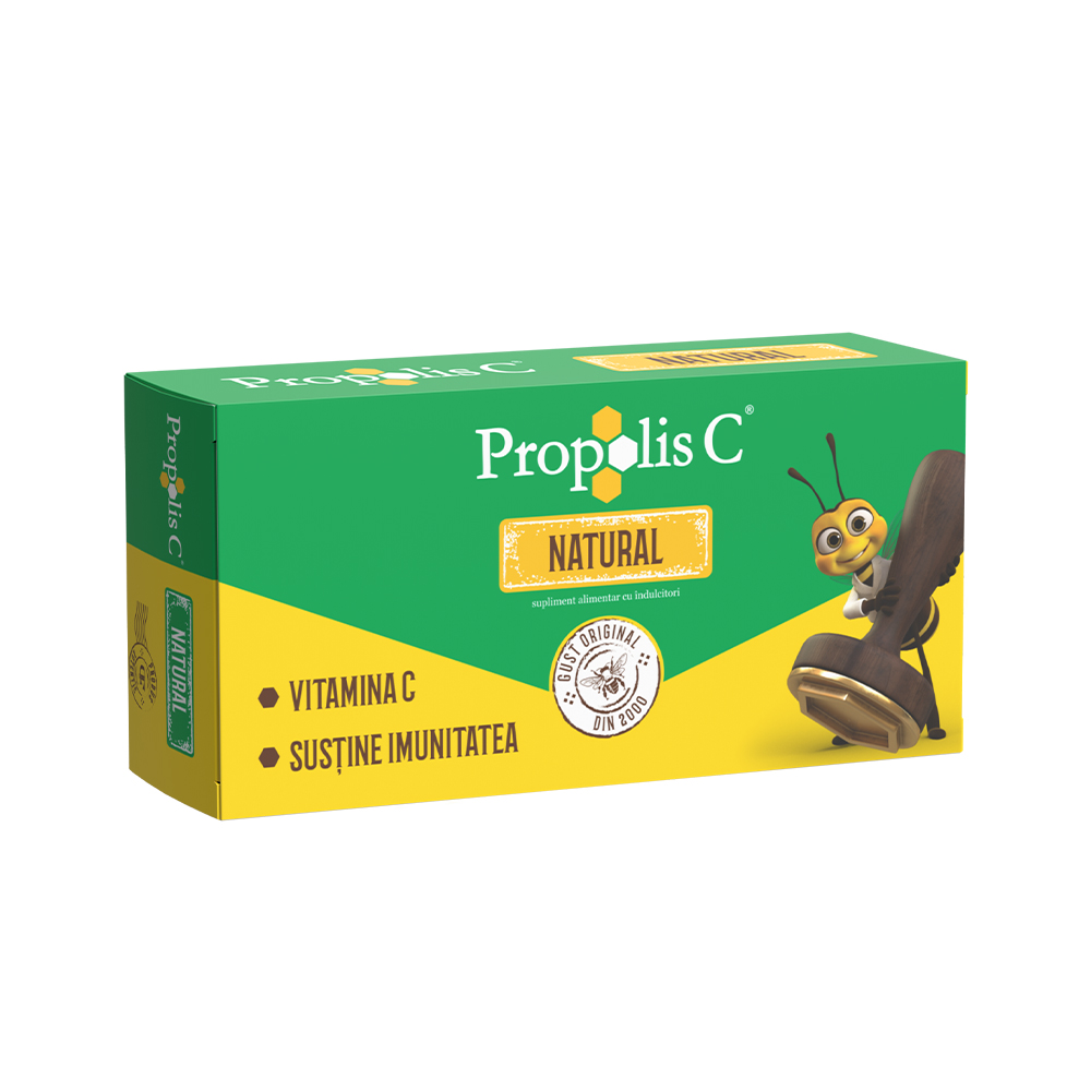 Propolis C Natural, 30 comprimate, Fiterman