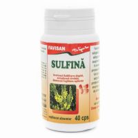 Sulfina, 40 capsule, Favisan