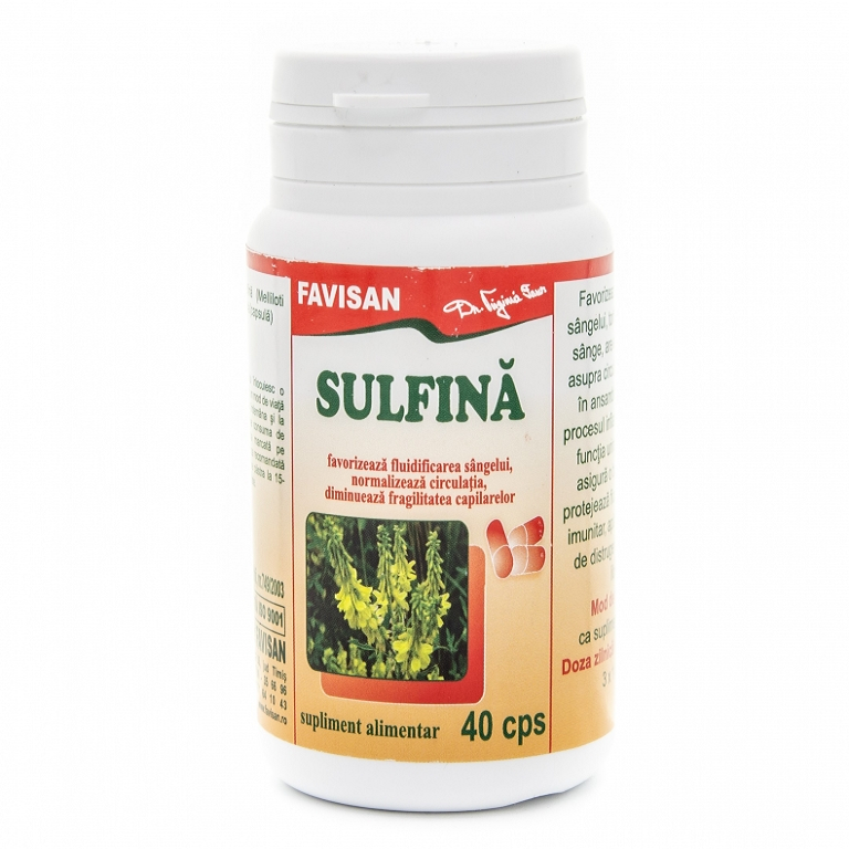 Sulfina, 40 capsule, Favisan