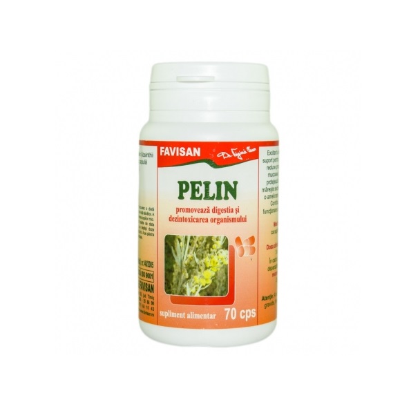 Pelin, 70 capsule, Favisan