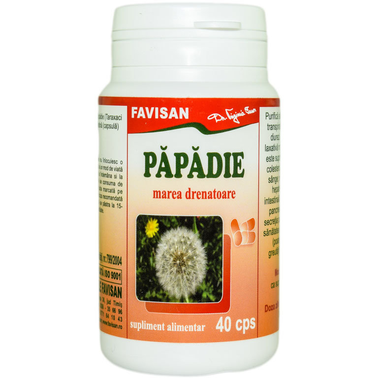 Papadie, 40 capsule, Favisan