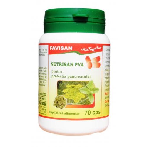 Nutrisan PVA, 70 capsule, Favisan