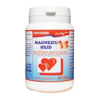 Magneziu Oxid, 40 capsule, Favisan