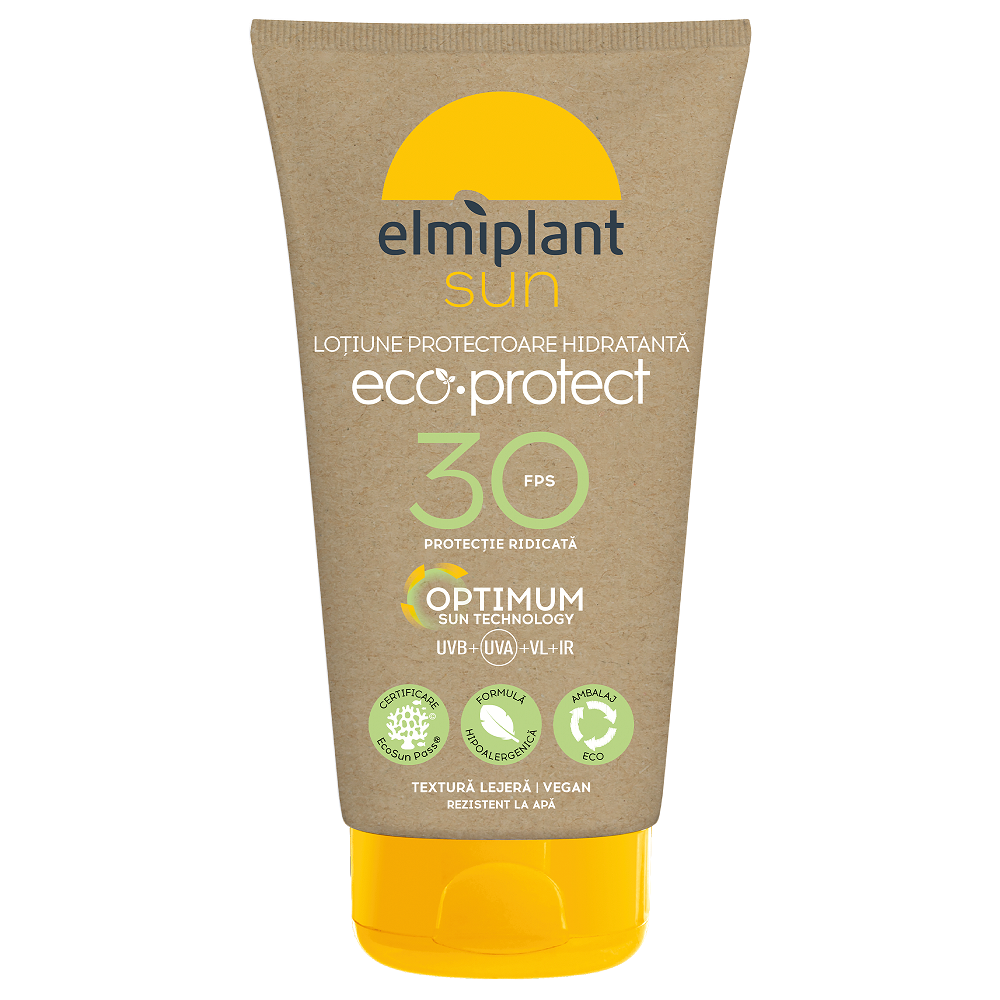 Lotiune pentru protectie solara cu SPF 30 Optimum Sun, 150 ml, Elmiplant