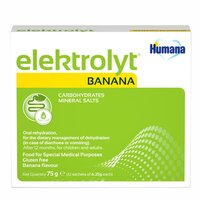 Electroliti cu aroma de banana Elektrolyt, 75 g, Humana