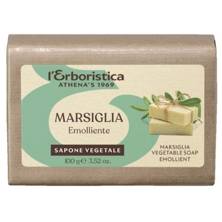 Sapun vegetal vegan de marsiglia, 100 g, L'Erboristica