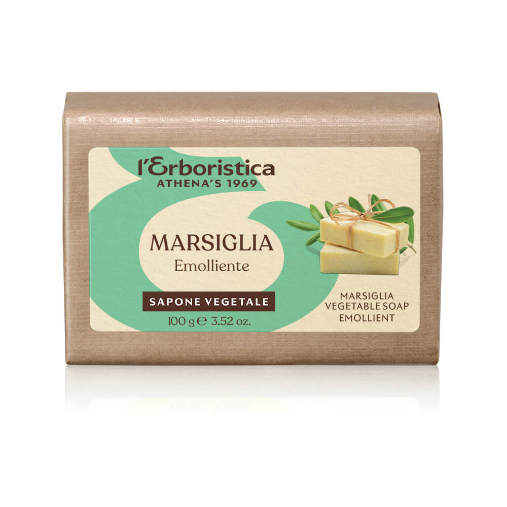 Sapun vegetal vegan de marsiglia, 100 g, L'Erboristica