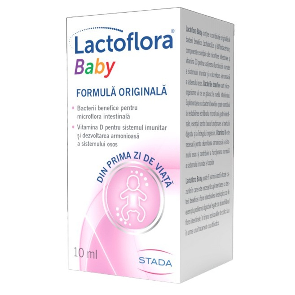 Picaturi Lactoflora Baby, 10 ml, Stada
