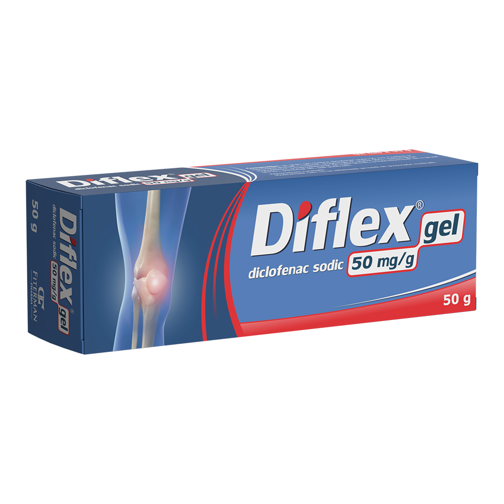 Diflex gel, 50 mg/g, 50 g, Fiterman