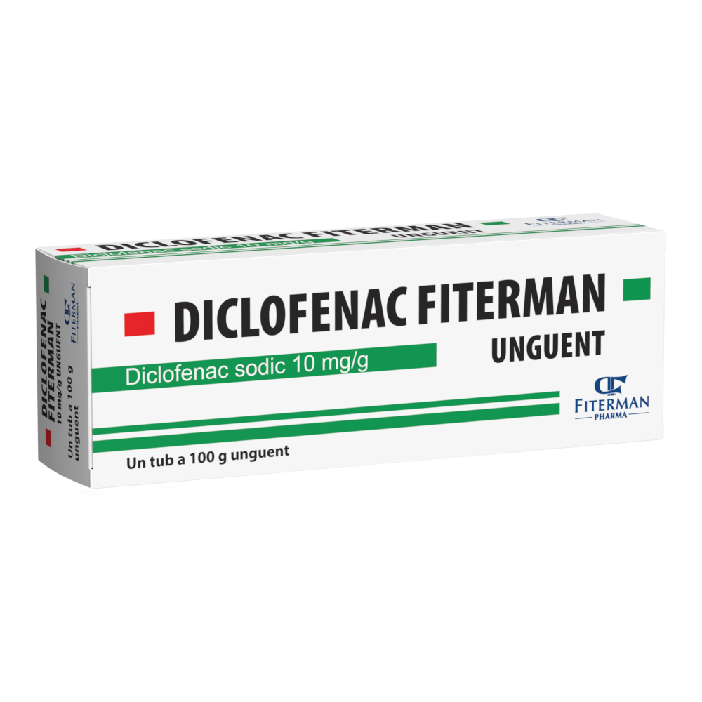 Diclofenac unguent, 10 mg/g, 100 g, Fiterman