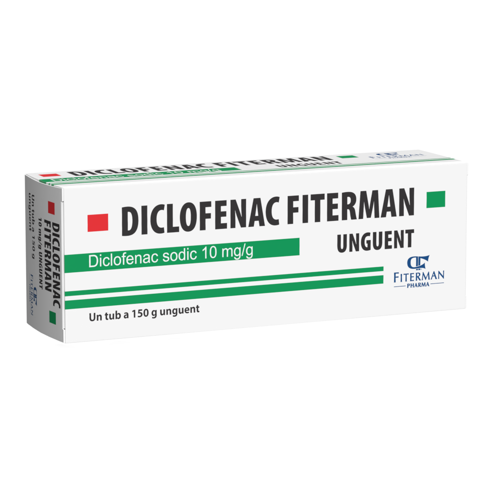 Diclofenac unguent, 10 mg/g, 150 g, Fiterman