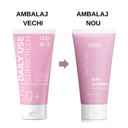Crema Synergy Therm Daily Use Sunscreen, SPF 50+, 50 ml, Synergy Therm 582673