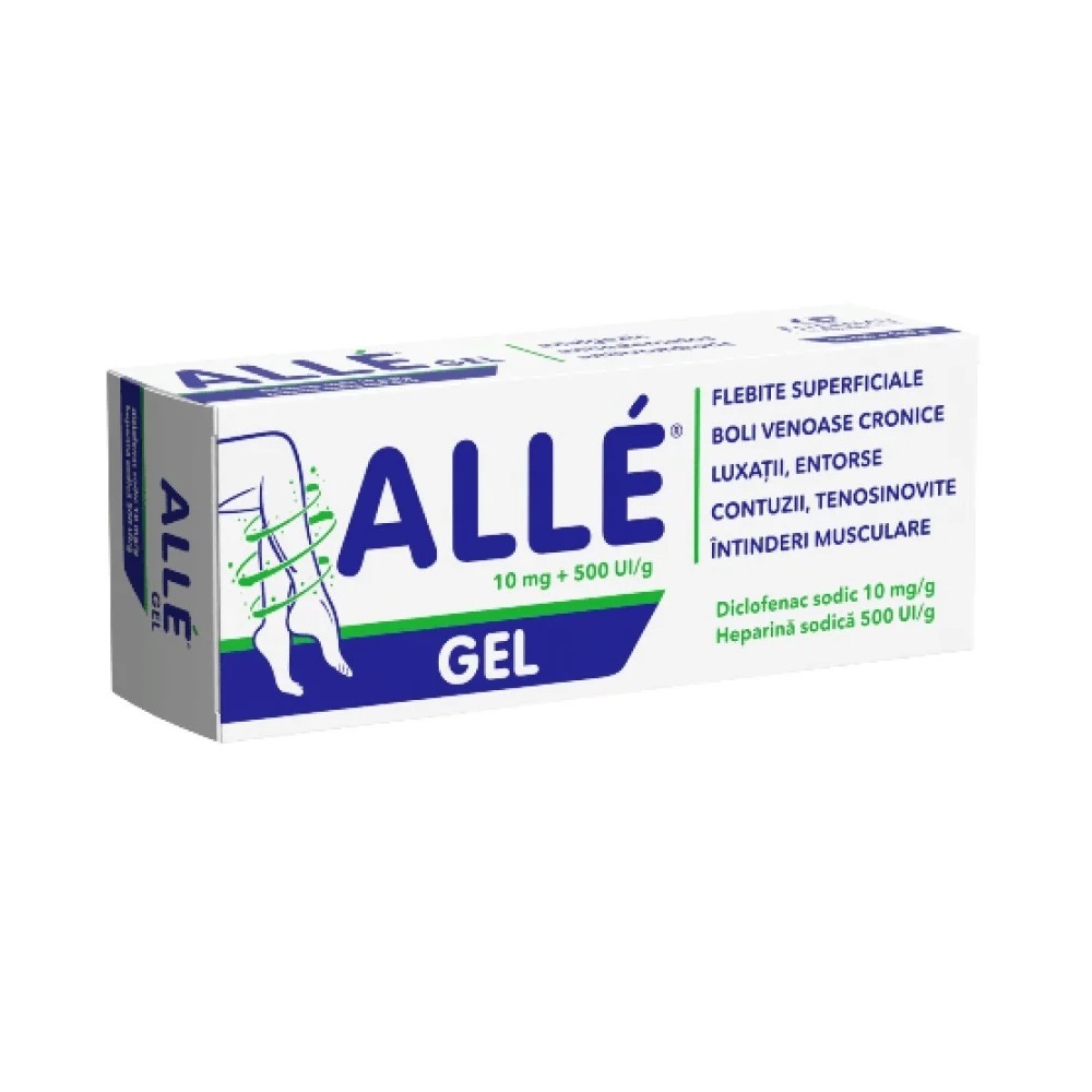 Alle gel, 10 mg + 500 UI/g, 50 g, Fiterman