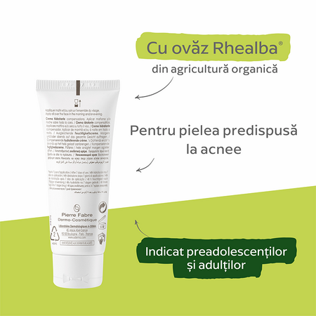 Crema hidratanta pentru ten cu tendinta acneica Phys-AC Hydra, 40 ml, A-Derma 536111