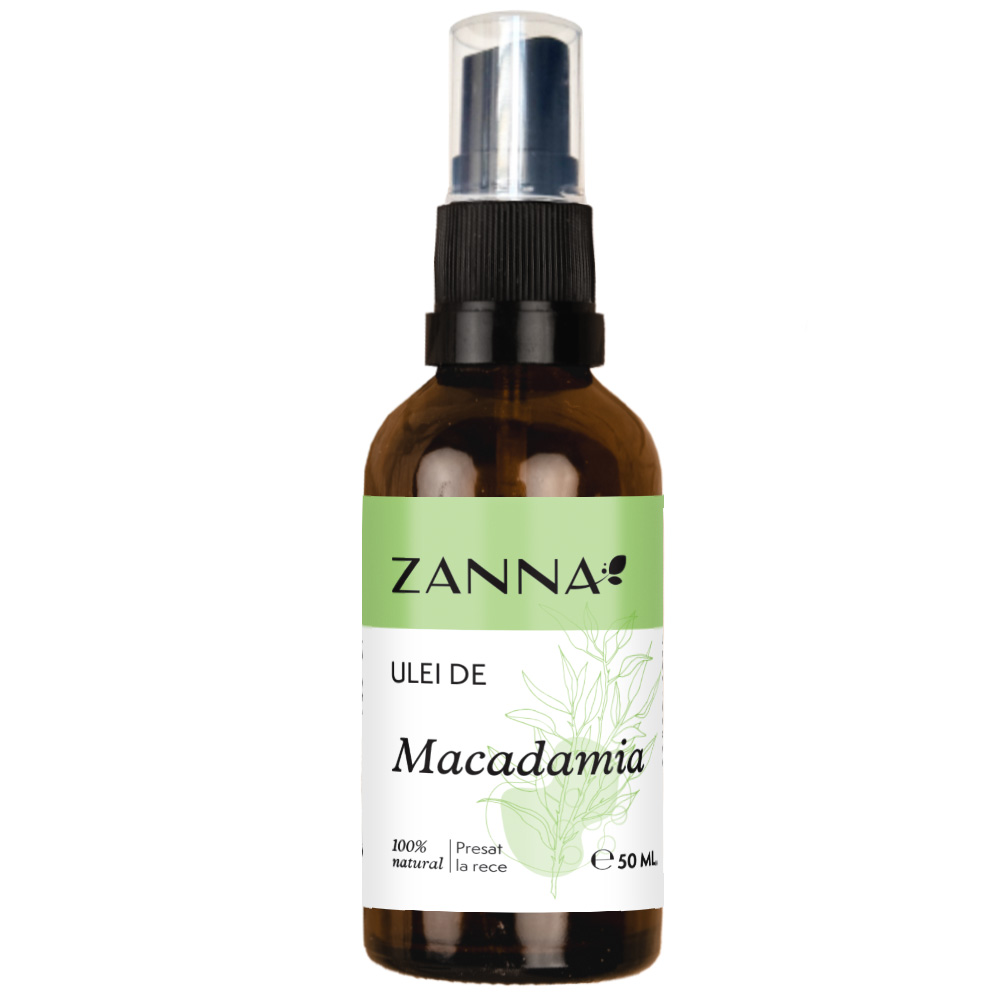 Ulei de macadamia, 50 ml, Zanna