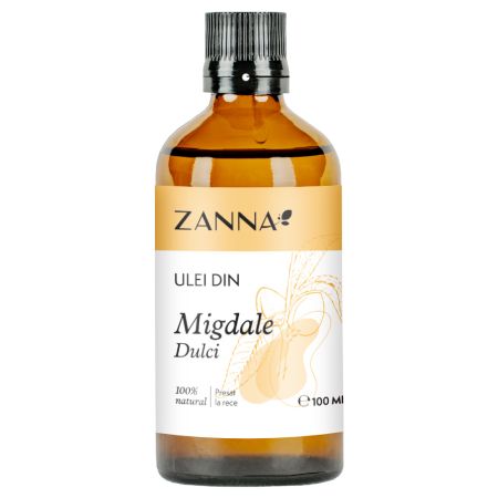 Ulei din migdale dulci, 100 ml, Zanna