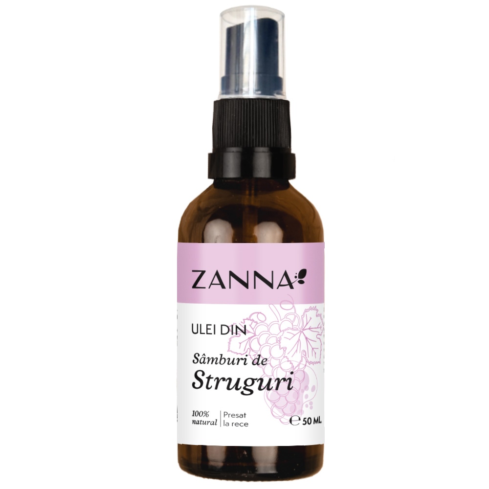 Ulei din samburi de struguri, 50 ml, Zanna