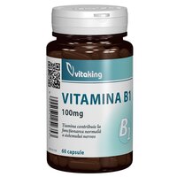 Vitamina B1, 100 mg, 60 capsule, Vitaking