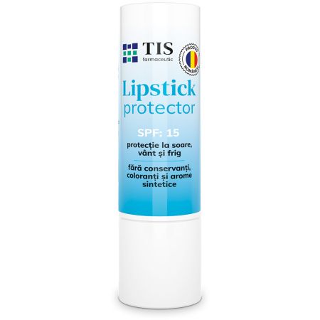 Lipstick protector SPF 15, 4 g, Tis Farmaceutic
