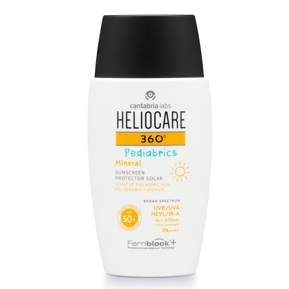 Crema pentru protectie solara cu SPF 50+ Heliocare 360 Pediatrics, 50 ml, Cantabria Labs