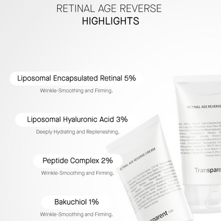 Crema anti-aging cu 5% Retinal, Age Reverse Cream, 50 ml, Transparent Lab 645754