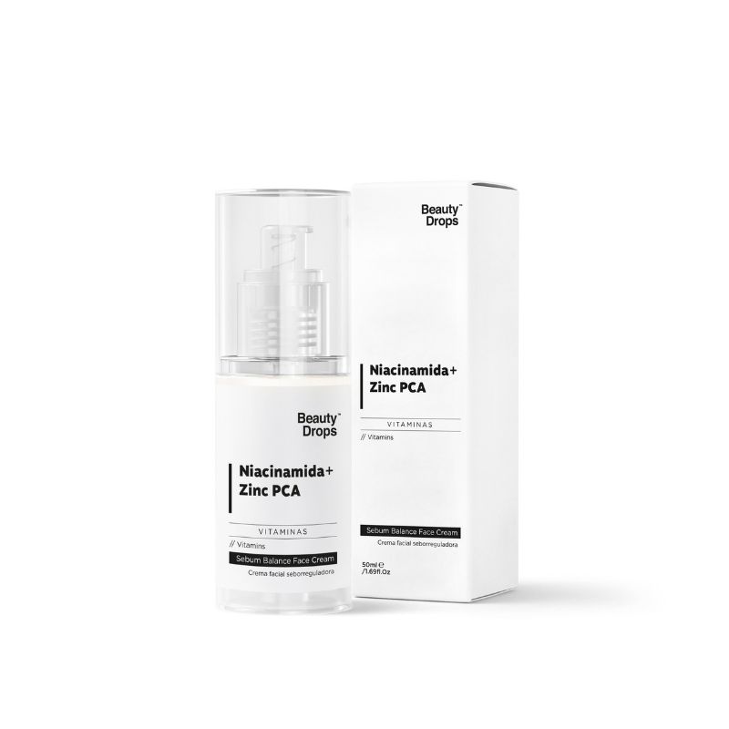 Crema cu Niacinamide si Zinc PCA, Sebum Balance, 50 ml, Beauty Drops