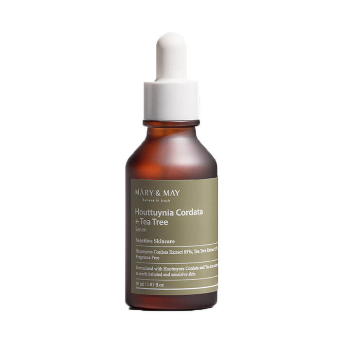 Serum vegan cu absorbtie rapida Houttuynia Cordata +Tea Tree, 30 ml, Mary and May